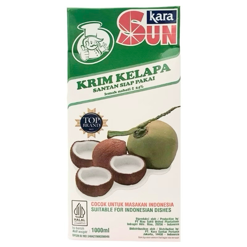 

Sun Kara Santan Kelapa 1 Liter