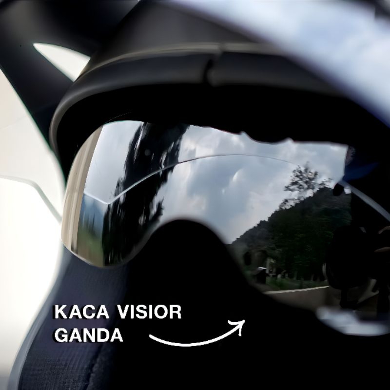 TERBARU Helm Ink Ykt Double Visor Original SNI - Helm Premium Dewasa Pria Wanita , Motocycle