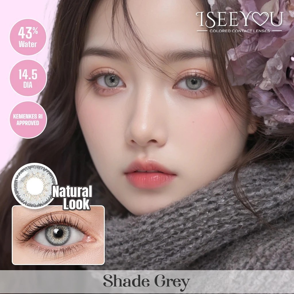 SOFTLENS I SEE YOU SHADE GREY NORMAL S.D -6.00 BY OMEGA