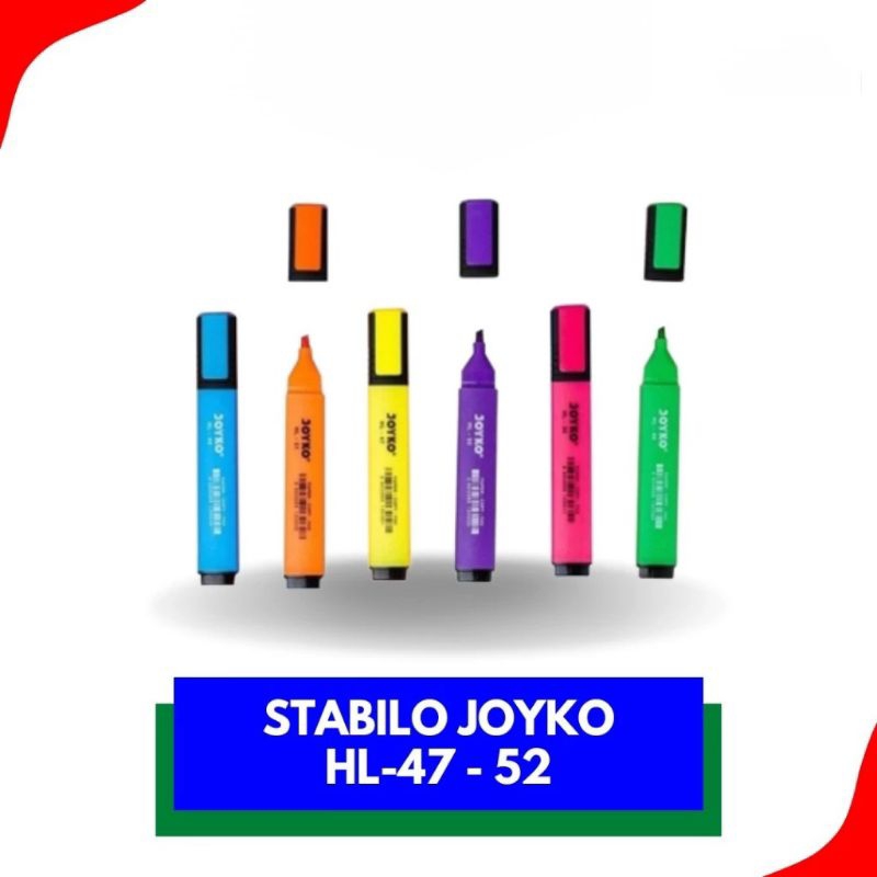 

HIGHLIGHTER PENANDA KERTAS BERWARNA JOYKO
