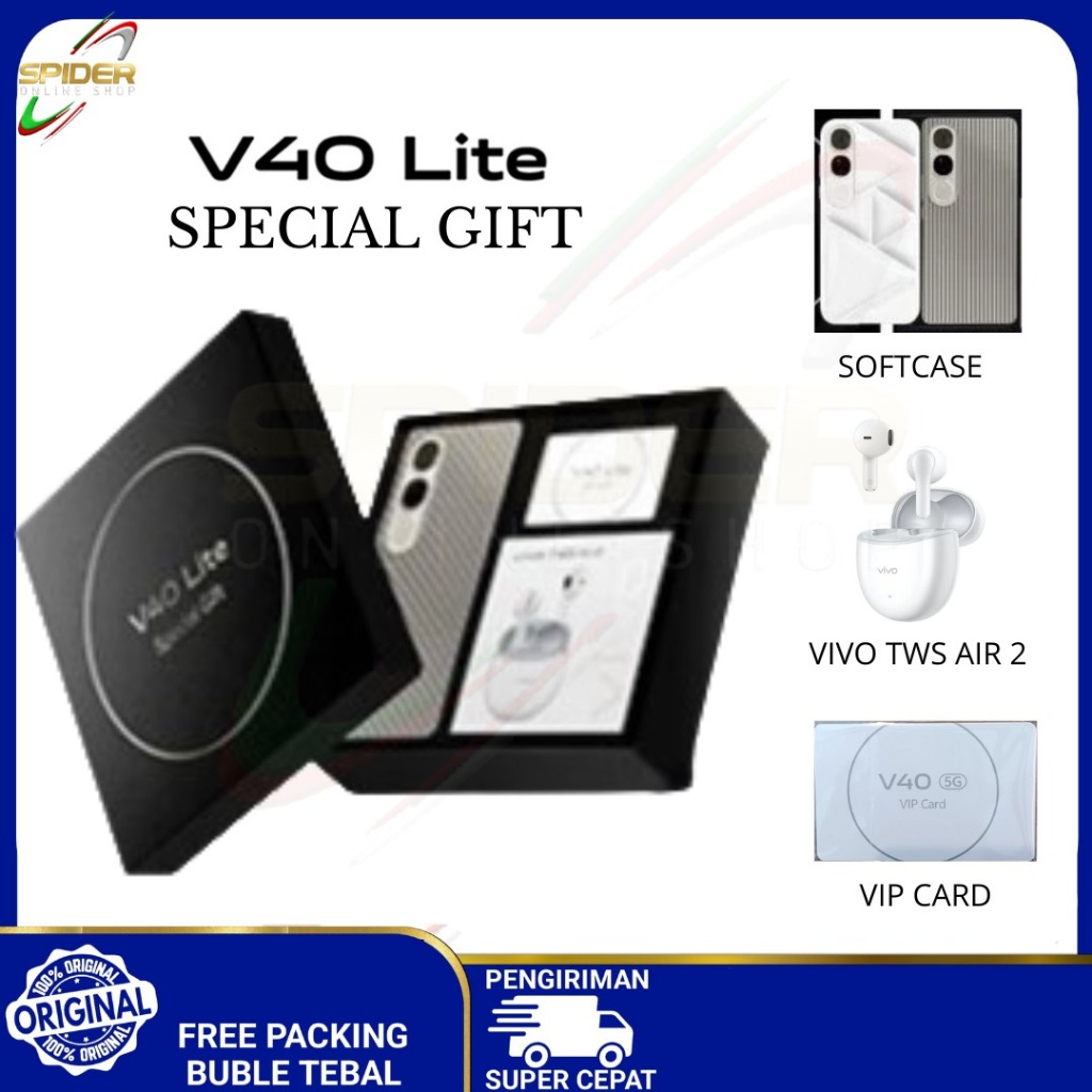 SPECIAL GIFT BOX VIVO V40 LITE ORIGINAL