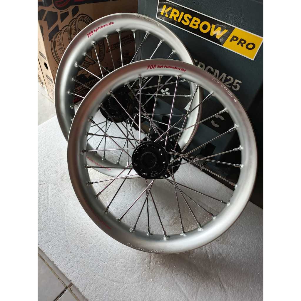 Roda Set KLX Ring 17 Velg TDR Ukur 215/250 Tanpa Ban Murah