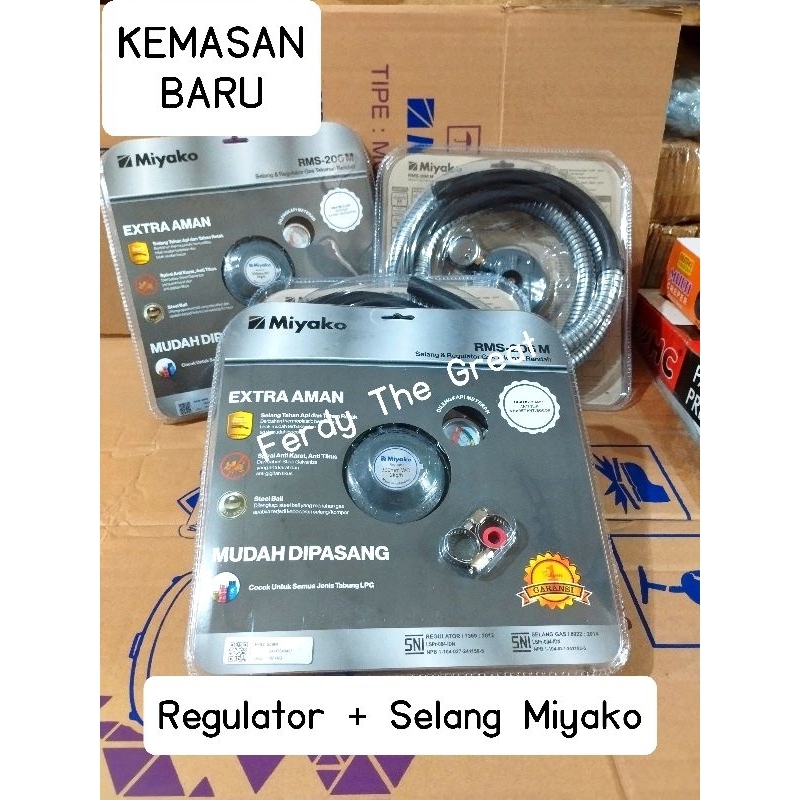 Selang regulator gas miyako rms 206 / selang gas miyako rms 206 / regulator gas miyako rms 206 / sel