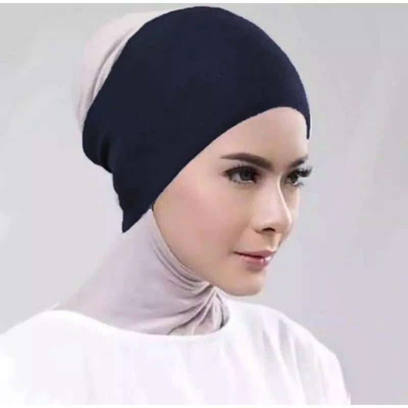 Iabts -10 PCS  Ciput Rajut Warna Polos Bahan Tebal