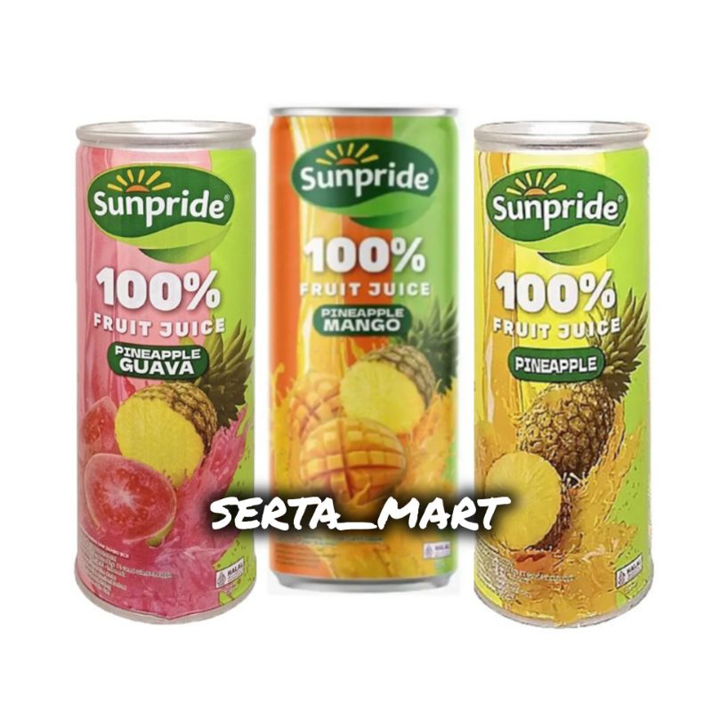 

Sunpride Jus Buah Kaleng 220ml - 100% Fruit Juice Jambu / Mango Pineapple