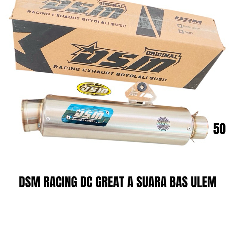 KNALPOT DSM RACING TYPE DC BAS ADEM KNALPOT DC DSM RACING