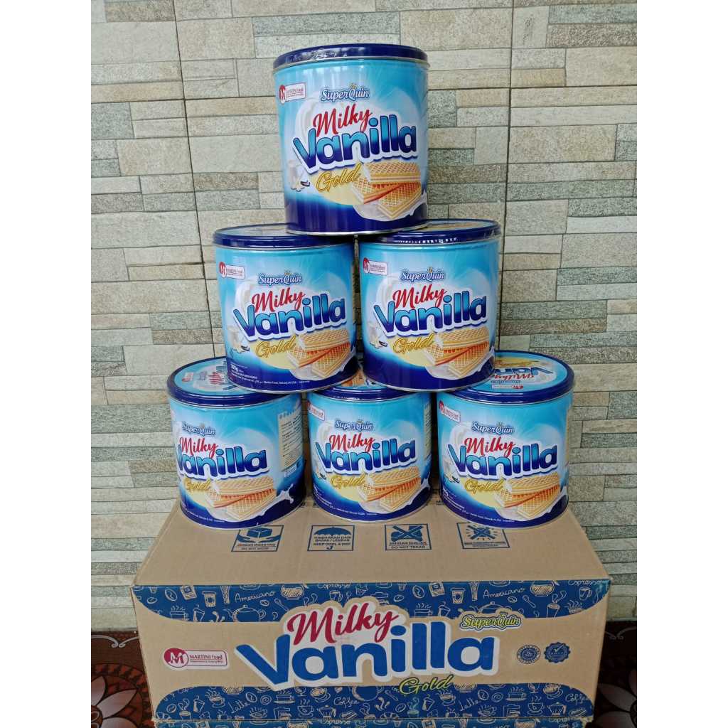 

AR Snack 6pcs Superquin wafer cream milky vanilla 300gr
