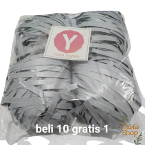 

kertas cacah / serut-parcel / shredded paper ashblue 75gr