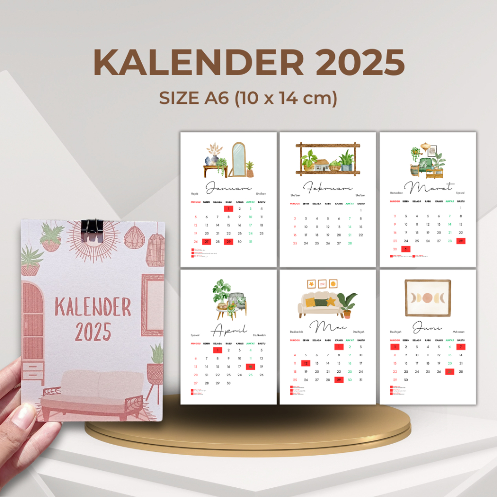 

Kalender Mini 2025 Kalender Aesthetic Souvenir Pernikahan Kalender Meja Dinding Pajangan Mini Custom Foto Kalender Unik 2025 Kalender Planner Aesthetic Flower Animasi Ukuran Mini A6 10x14 cm