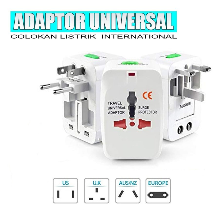 ADAPTOR COLOKAN LISTRIK UNIVERSAL INTERNATIONAL