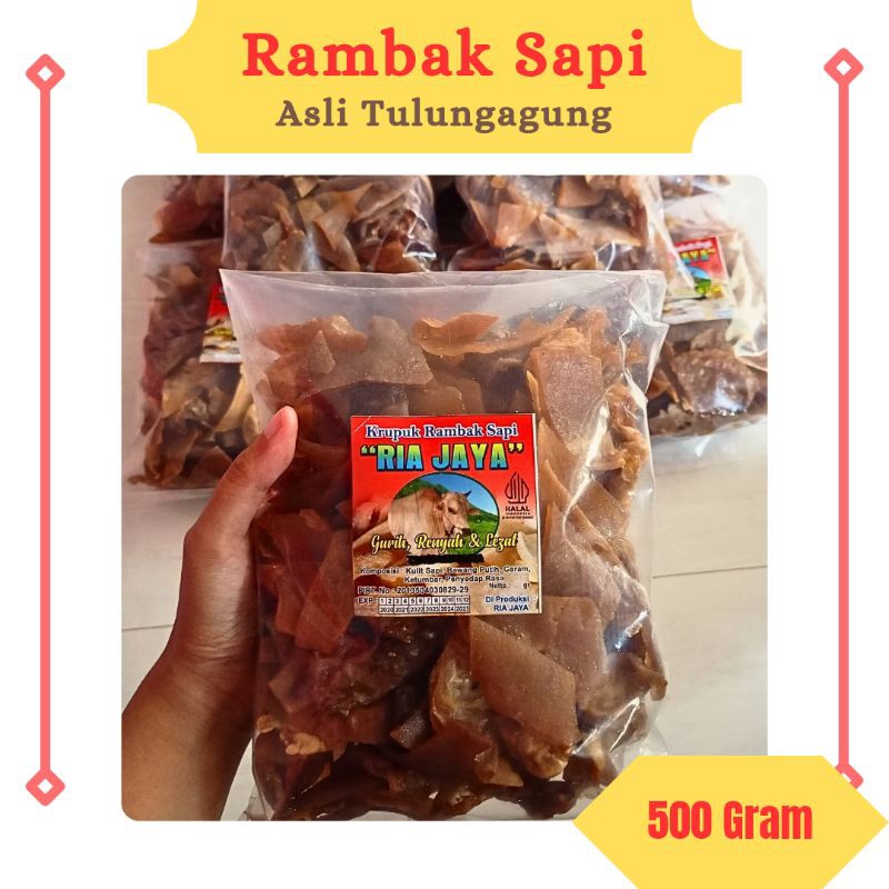 

Krecek Rambak Sapi Asli Tulungagung