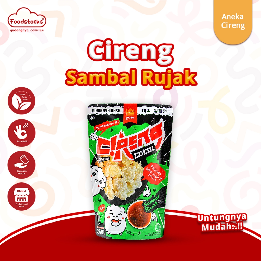 

Cireng Cocol Sambal Rujak Kakarak 250 gr