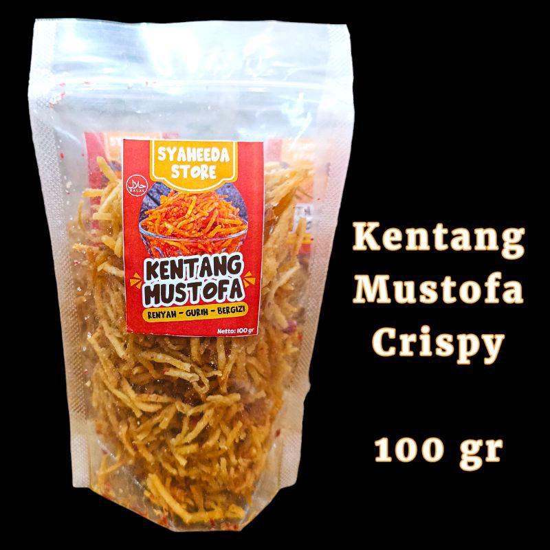 

Kentang Mustofa Crispy Balado Non Pengawet kemasan 100 gr