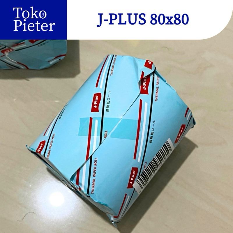 

(1 ROLL) J-PLUS Kertas Thermal 80x80 MM Printer thermal roll EDC 80 x 80 JPLUS Thermal Kertas core 19mm