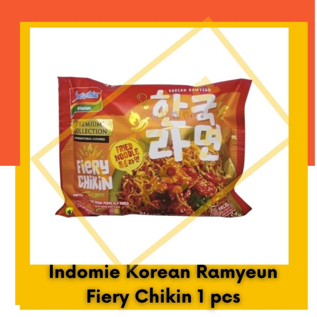 

Indomie Premium Collection Korean Ramyeun Varian Fiery per Pcs