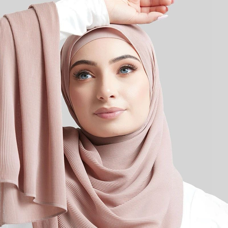 KIARA Syarii Pashmina Plisket Jumbo (Plisket mini) dupe buttonscarves
