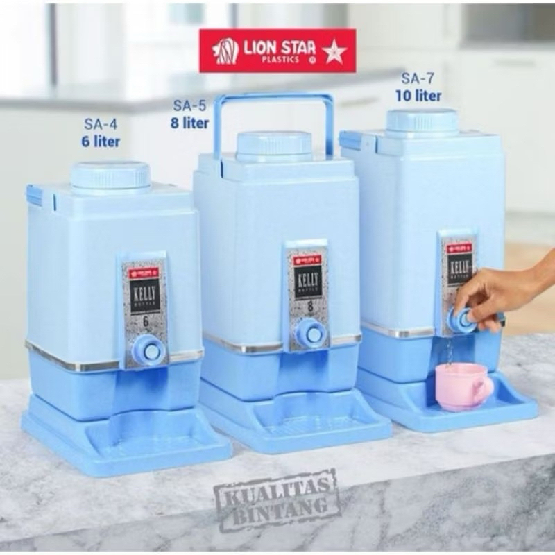 SA-6 SA-4 SA-5 SA-7 LION STAR Kelly Bottle 5 Liter 6 Liter 8 Liter 10 Liter Drink Jar Dispenser Air