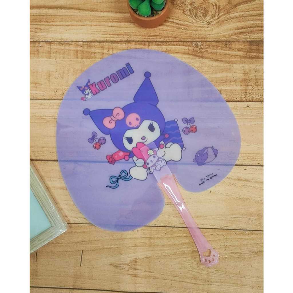 Kipas Tangan Besar Transparan - Kipas Handfan Motif Karakter Anak