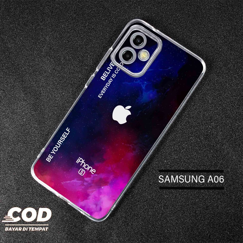Case Samsung A06 Terbaru - Casing Samsung a06 - Softcase karet motif gambar ( AWARNA ) - Kesing Hp -