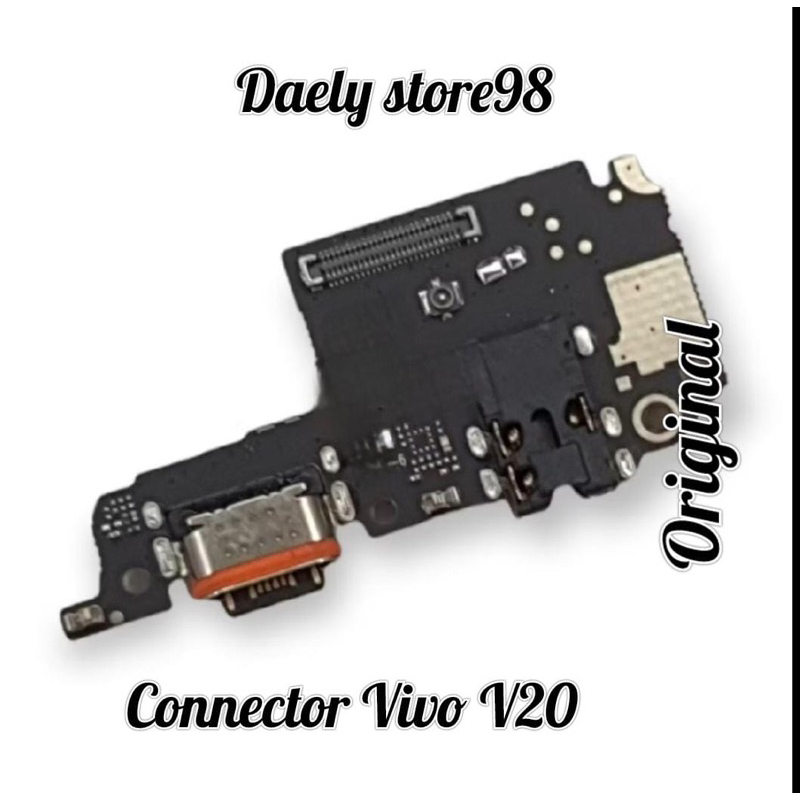 papan cas/connector charger vivo V20 ori