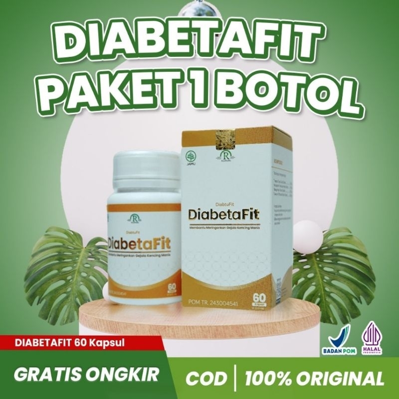 DIABETAFIT ORIGINAL 1 Botol Isi 60 Kapsul Obat Diabetes