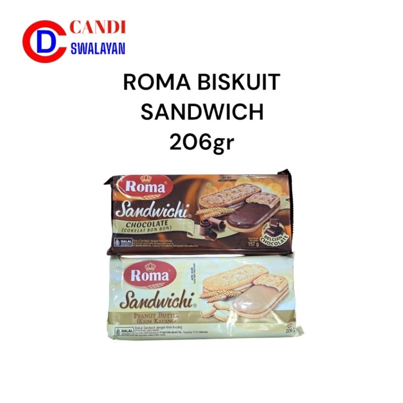 

Biskuit ROMA Sandwich Cokelat | Kacang 206gr