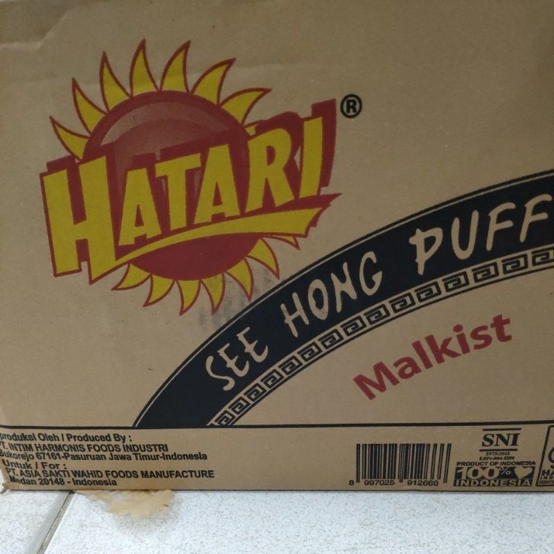 

Hatari see hong puff 1 karton