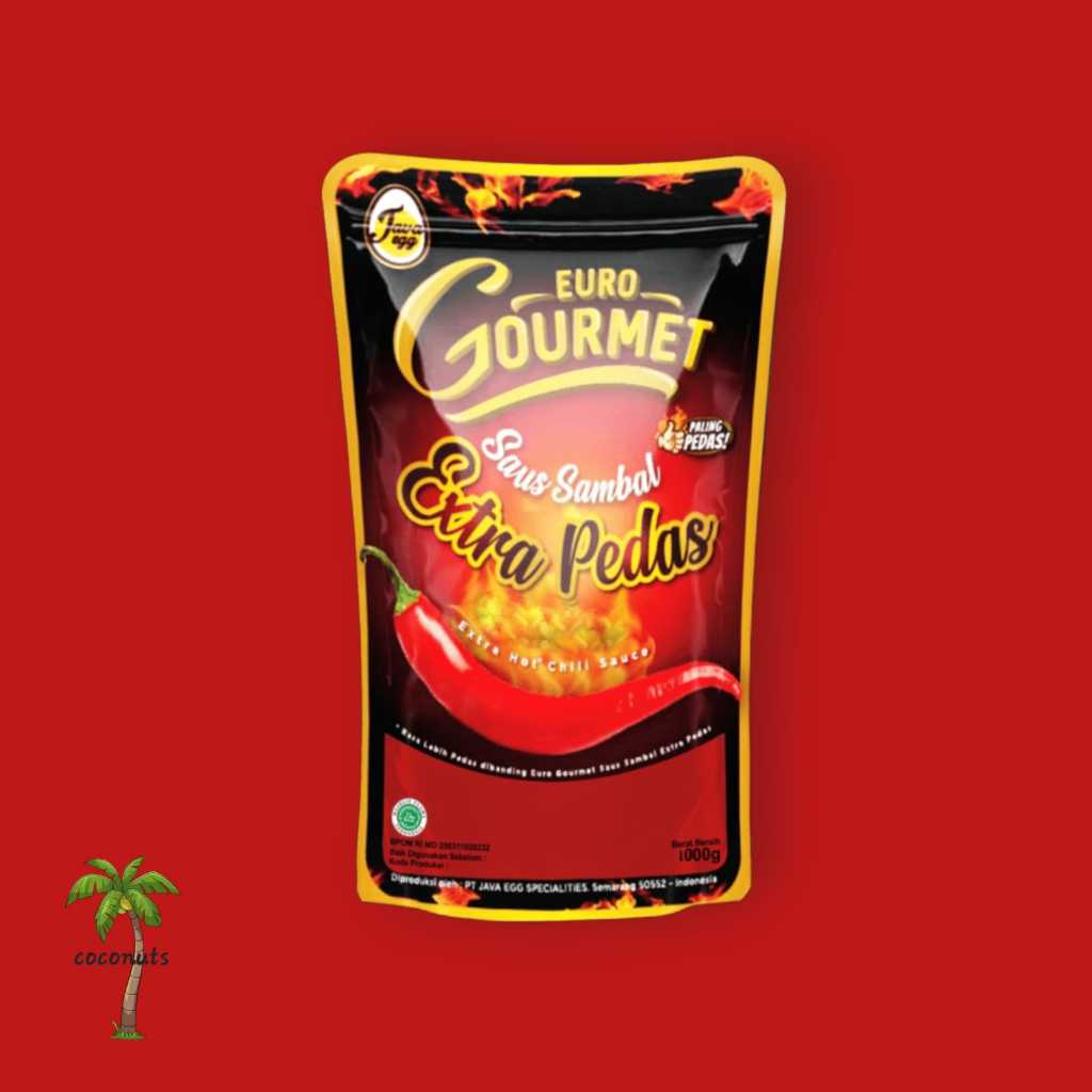 

Euro Gourmet Saus Sambal Extra Pedas 1 Kg / 500Gr