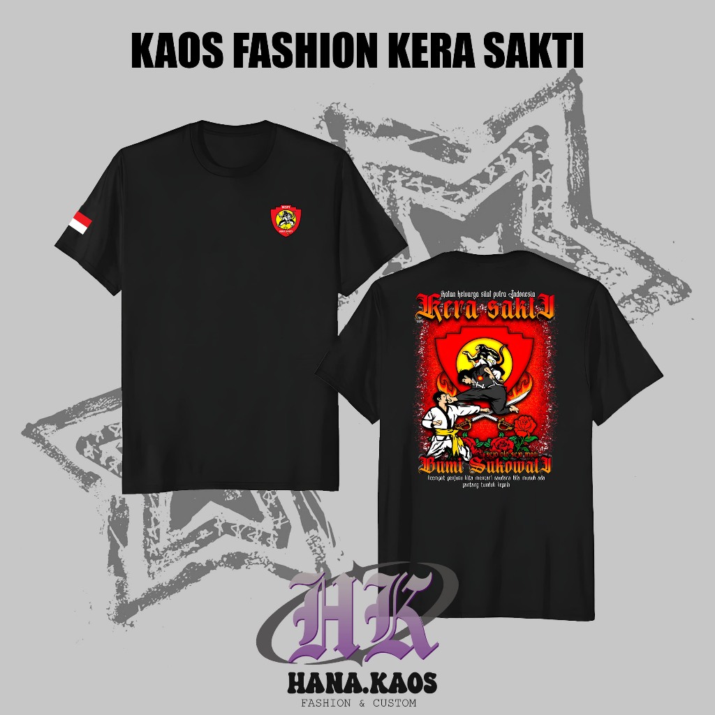 KERA SAKTI - IKSPI - PERGURUAN KERA SAKTI - PRIA DAN WANITA - KAOS DISTRO