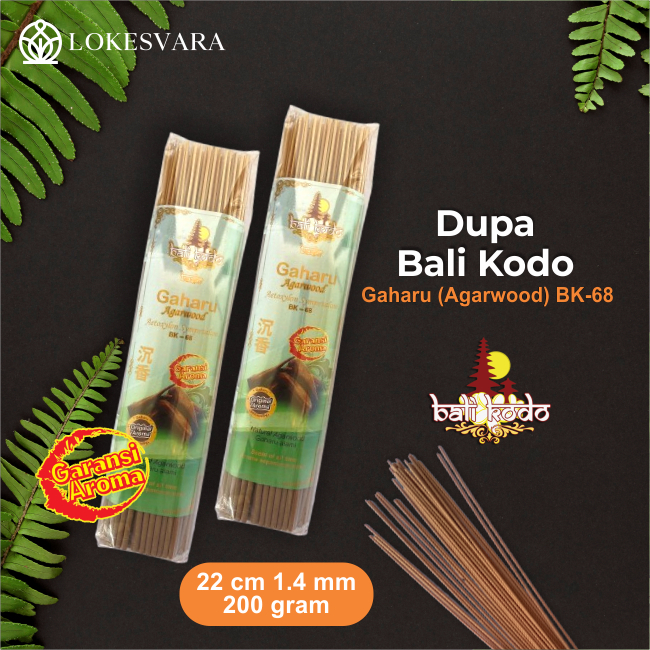 Dupa Hio Wangi Harum Alami Bali Kodo Gaharu Agarwood 22cm 200gram