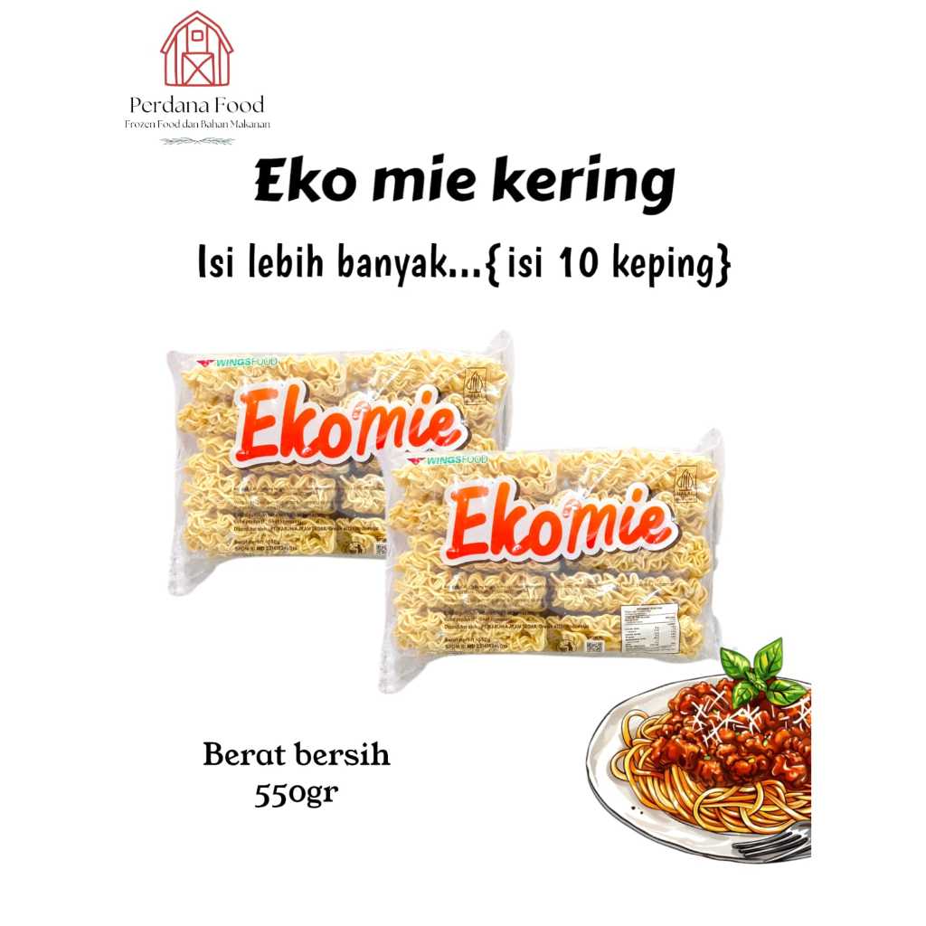 

Eko Mie Kering 550gr 1 Pak Isi 10 Keping