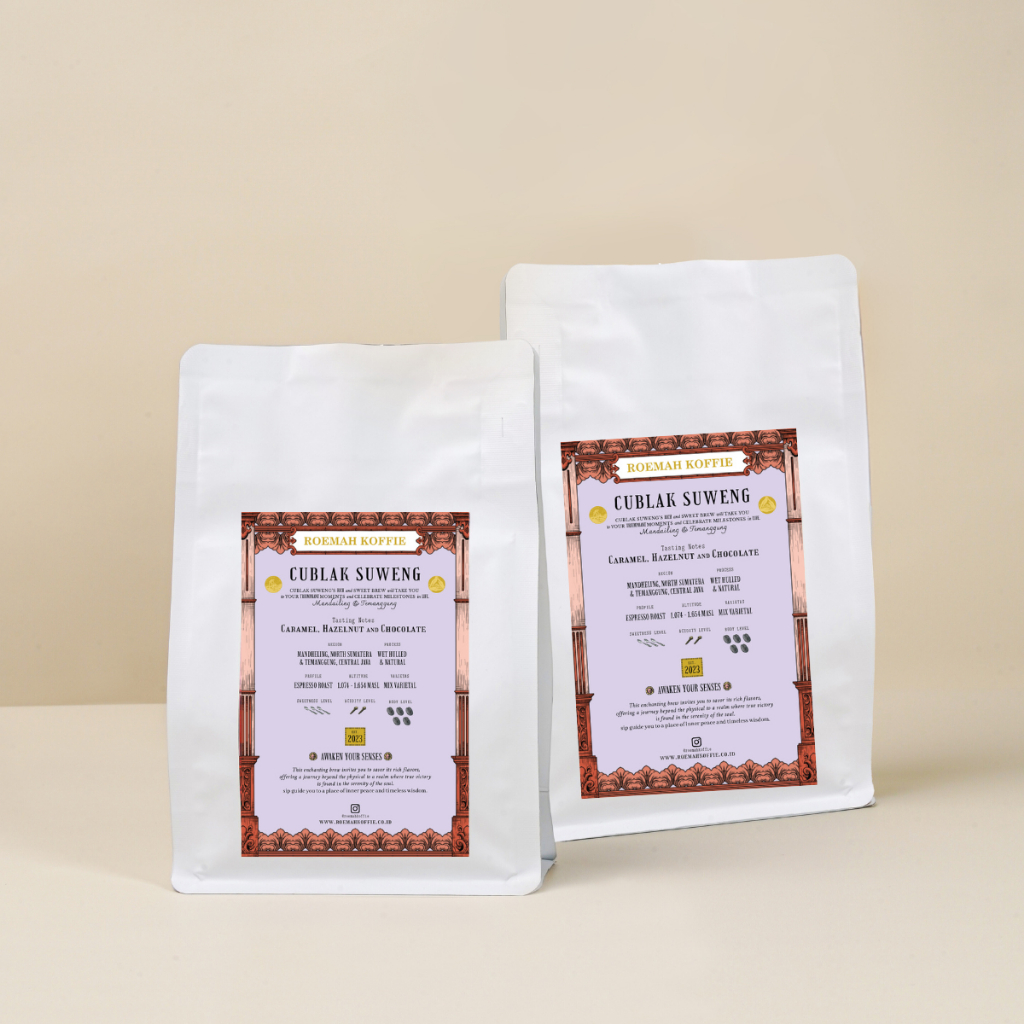 

Cublak Suweng 200 gram - Roemah Koffie - Espresso Roast - Blend