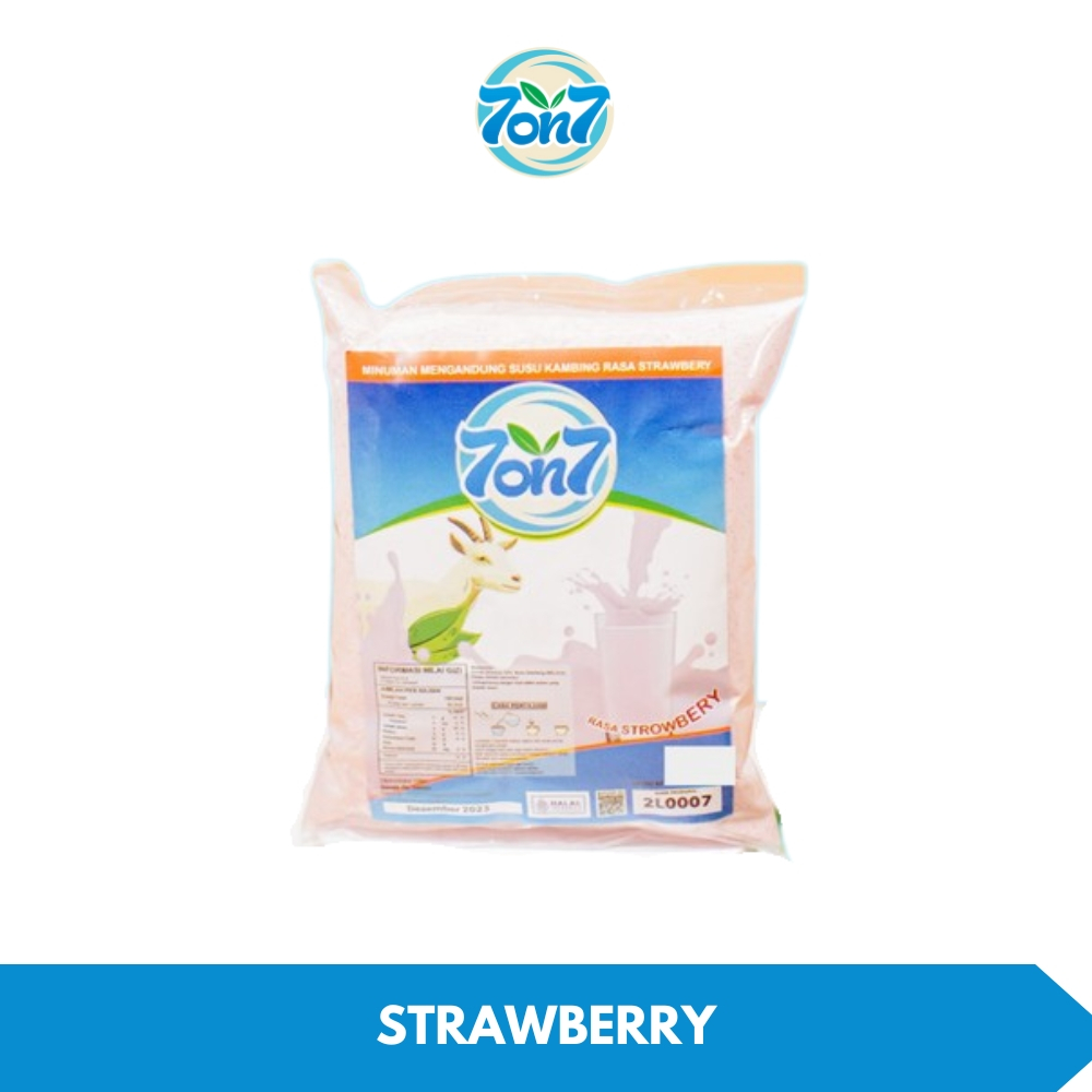 

7ON7 - Susu Kambing Bubuk Rasa Strawberry - 1 KG