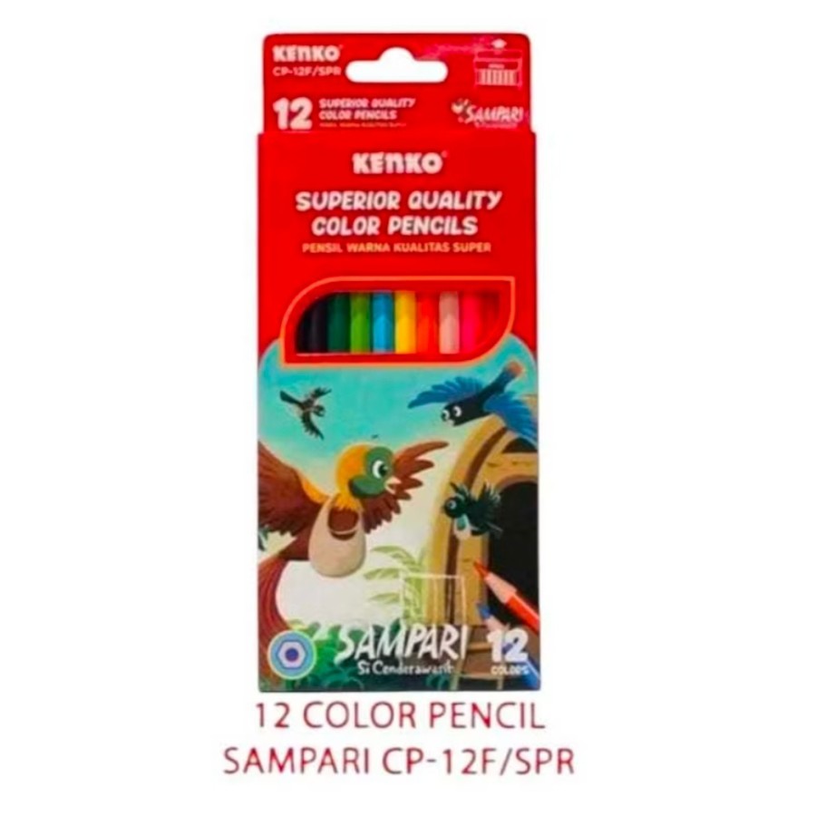

KENKO SAMPARI COLOR PENSIL CP-12F/SPR isi 12 pcs