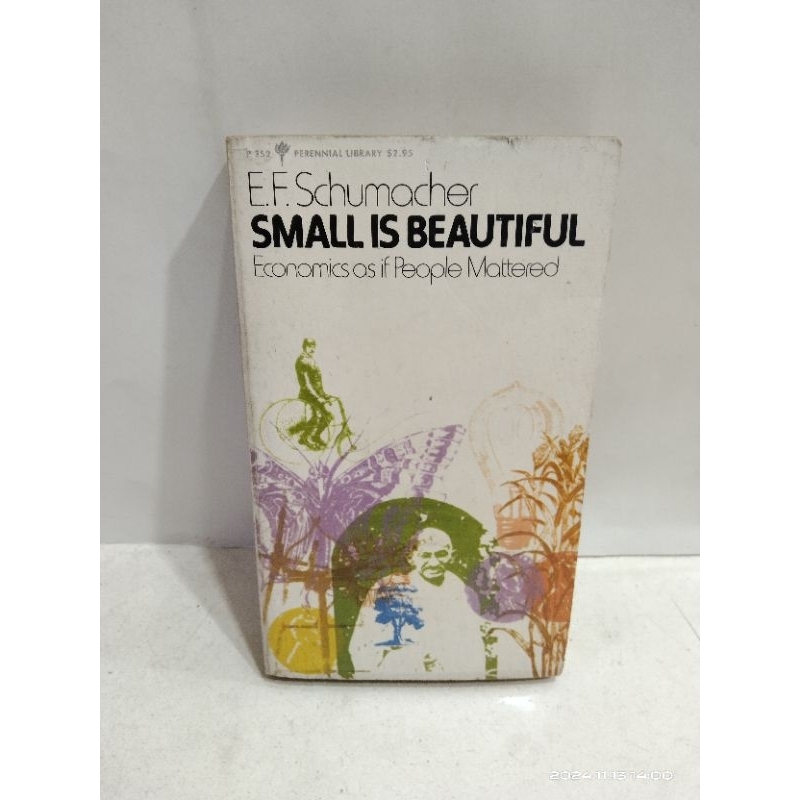 SMALL IS BEAUTIFUL ECONOMICS AS IF PEOPLE MATTERED buku ORIGINAL impor