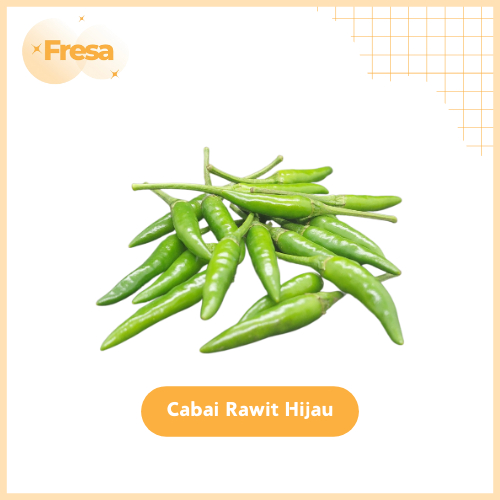 

Cabai Rawit Hijau Super 100gr Fresh & Sehat | Fresa Mart