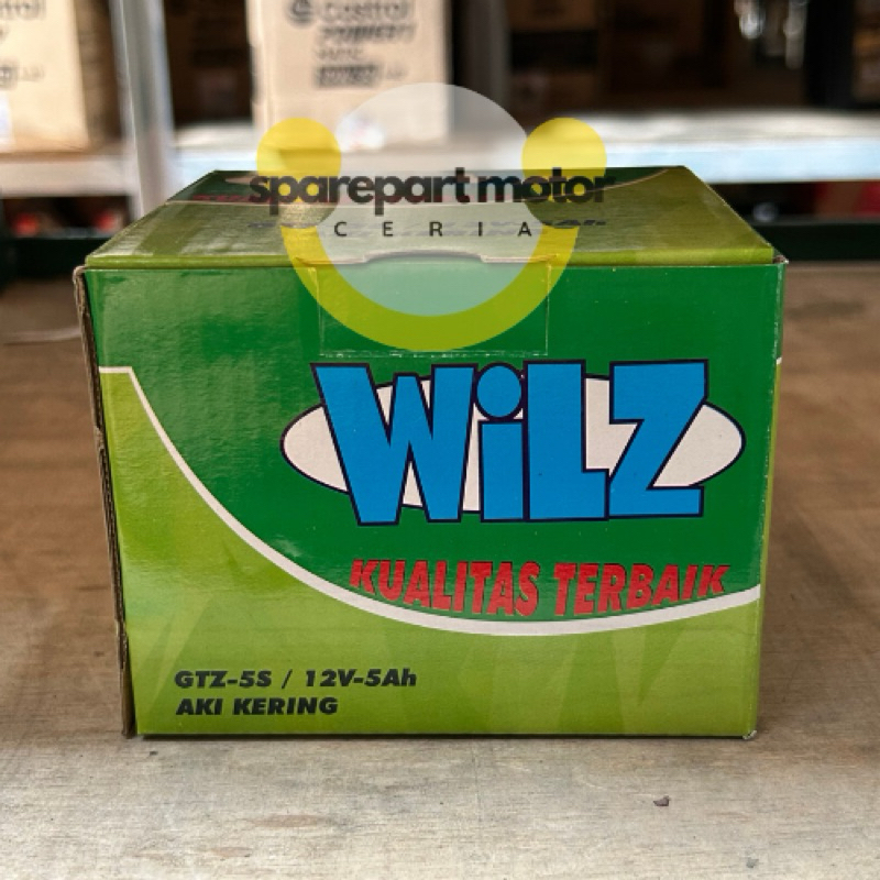 AKI WILZ GTZ-5S 12V-5Ah | AKI KERING WILZ NANO GEL MAINTENANCE FREE (MF)