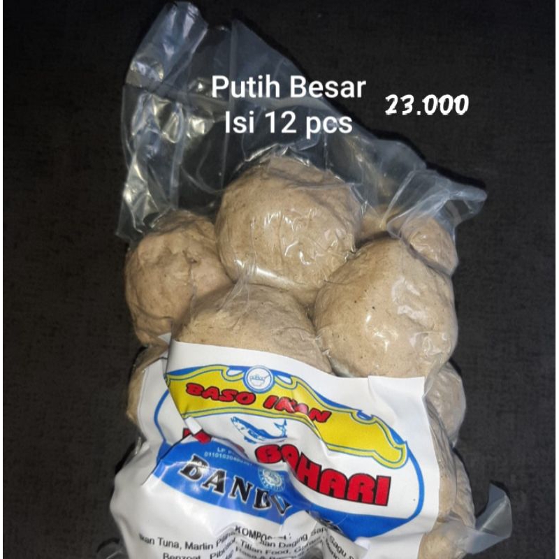 

bakso/baso ikan sinar bahari besar isi 12
