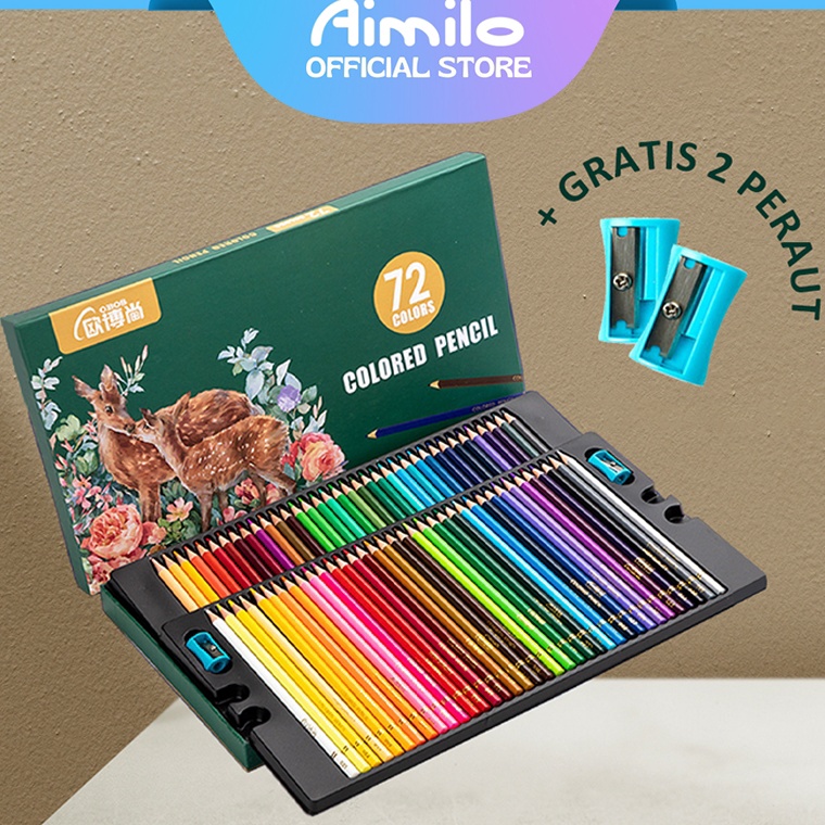 

KODE W48N READY Aimilo High Grade Oil Pencil Color Pensil Warna Minyak 487212 Warna