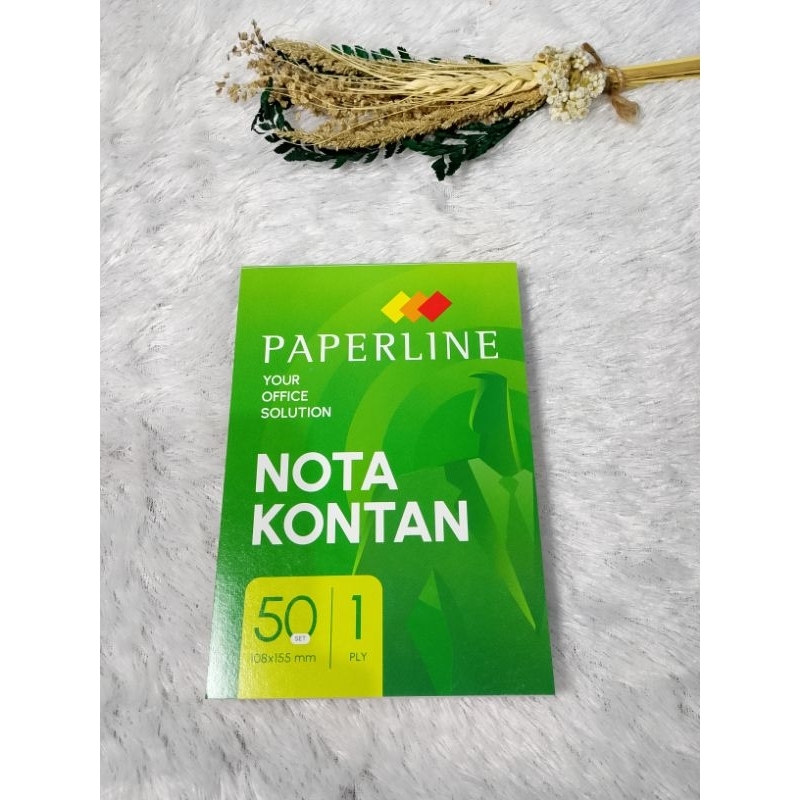 

Buku Nota Kontan 1 Ply Kecil PAPERLINE 1 Buku - 5 Buku