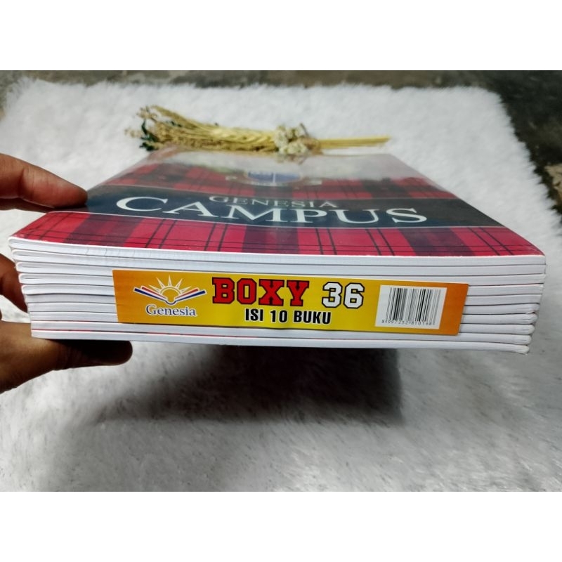 

Buku Tulis Boxy Genesia 36 Lembar 5 Buku (½pack) - 10 Buku (1pack)