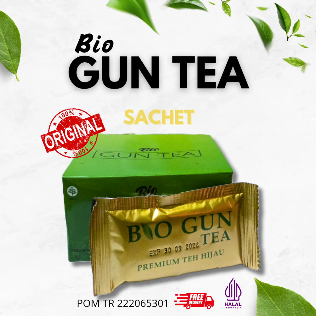 

Bio Gun Tea ( Teh Hijau Premium) - Original Untuk Kesuburan & Vitalitas Pria per-SACHET