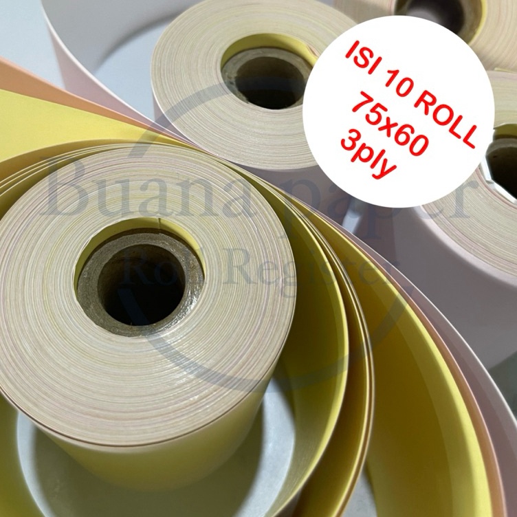 

KODE Q89C Isi 1Roll Kertas 3 Ply 75x6 PMK Epson TMU22 Dotmatrix dan lainlain