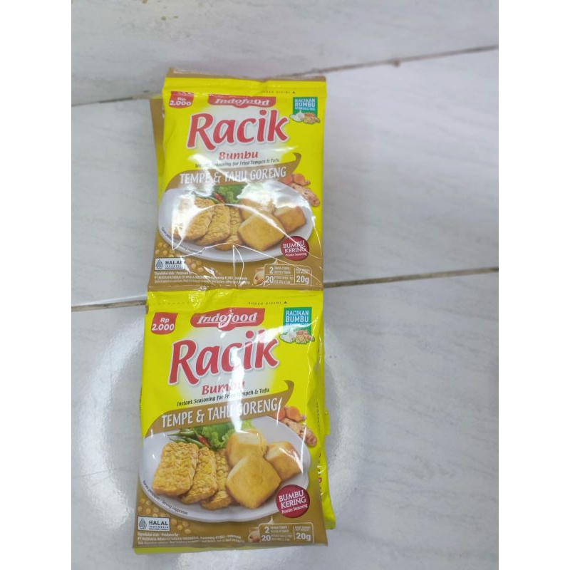 

RACIK TEMPE DAN TAHU GORENG isi 10pcs