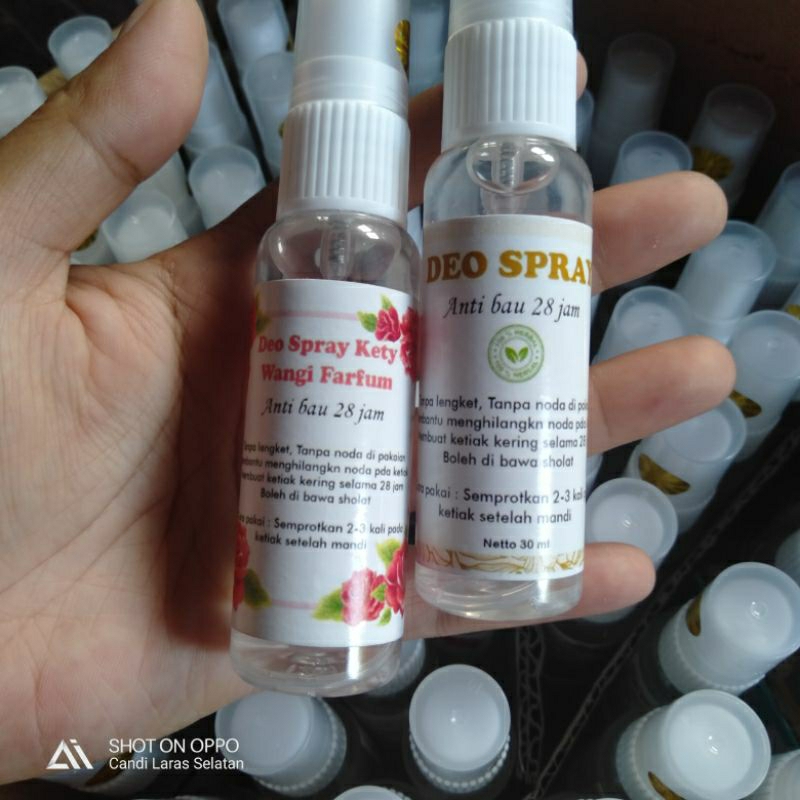 ‼️NEW 5 PCS 30ML‼️5 PCS DEO KETTY UKURAN 30ML , deodorant , deo spray ketty ,penghilang bau ketiak  