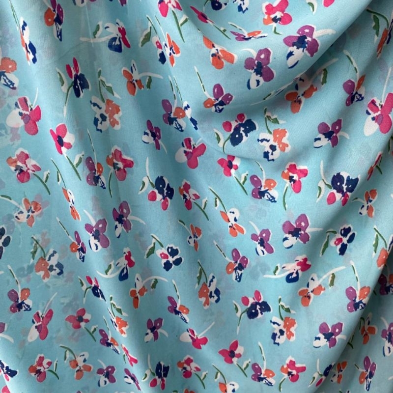 Kain Chiffon Ceruti | Kain Chiffon Premium | Kain Ceruti Motif | Kain Motif Premium