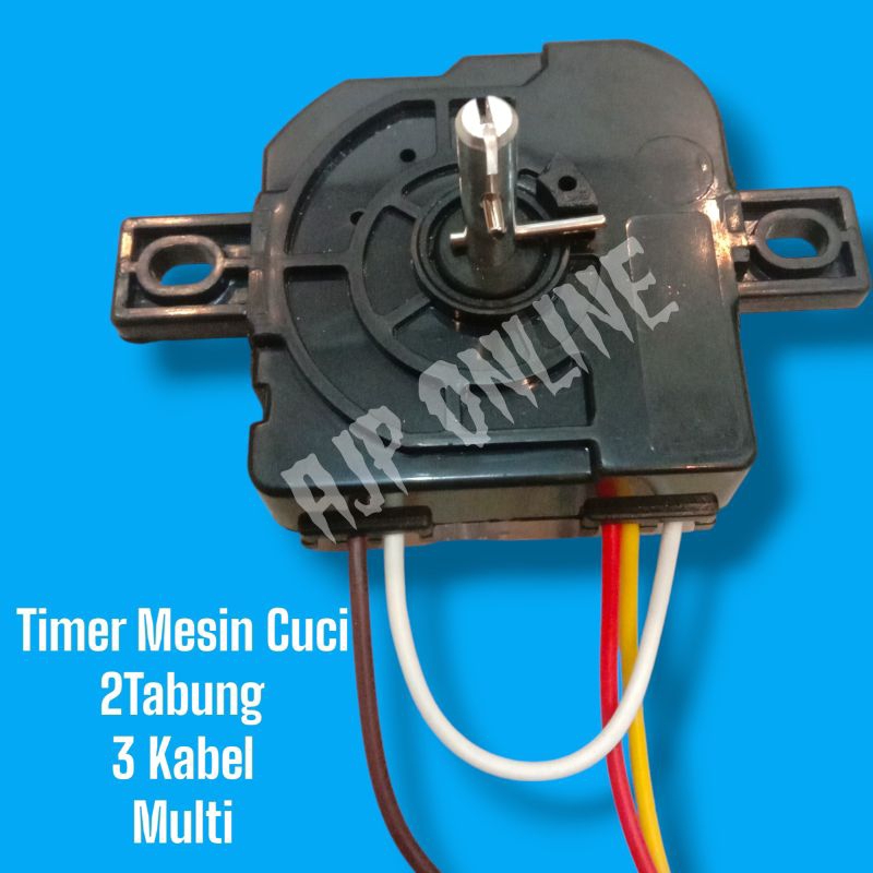 Timer Mesin Cuci 2 tabung 3 kabel Multi Timer mesin cuci 3 kabel bagus