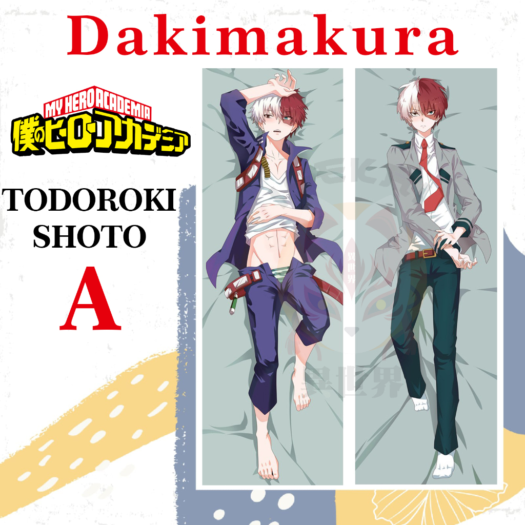 DAKIMAKURA TODOROKI SHOTO My Hero Academia - Sarung bantal TODOROKI Waifu Husbu Anime