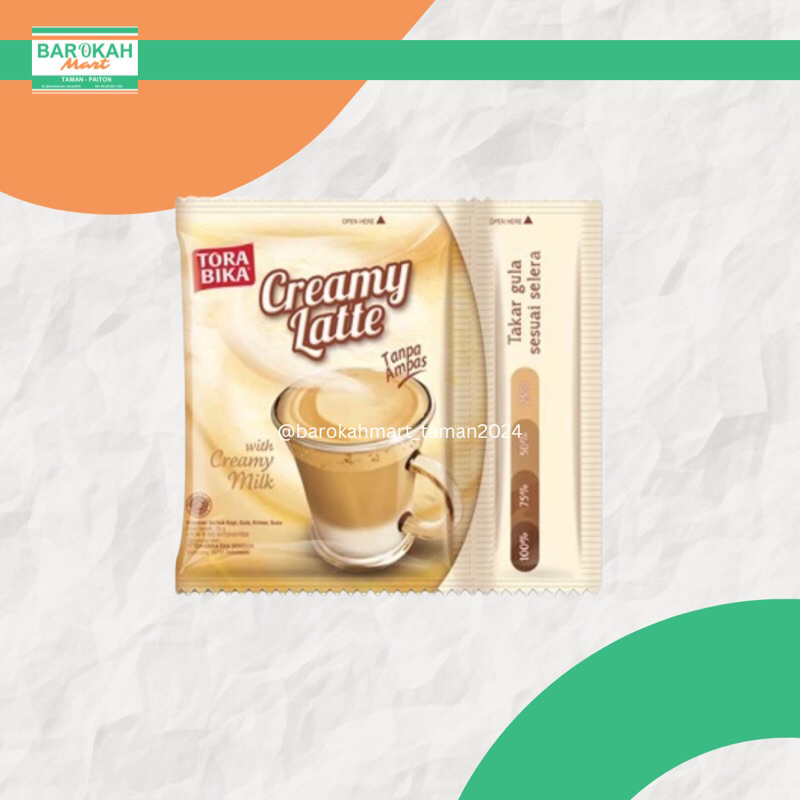 

Tora Bika Creamy Latte Renteng