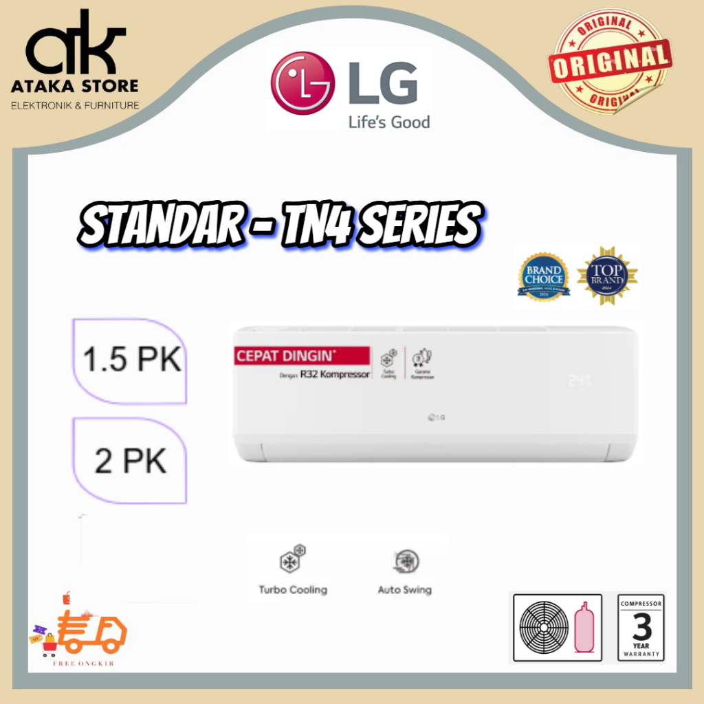 AC LG STANDARD 1.5PK (H12TN4) / AC LG STANDAR 2PK (H18TN4)